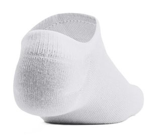 Under Armour Essential No Show chaussettes unisex, blanches