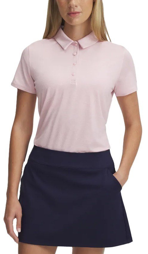 Under Armour Playoff SS polo femme, prime pink