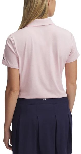 Under Armour Playoff SS polo femme, prime pink