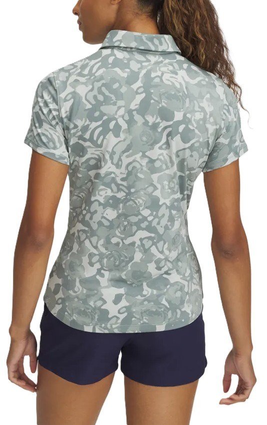 Under Armour Playoff 3.0 Printed polo femme, silica green