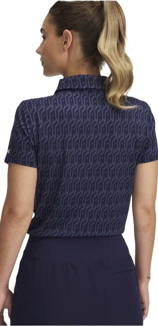 Under Armour Playoff 3.0 Printed polo femme, midnight navy