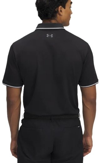 Under Armour Playoff 3.0 Rib polo homme, noir