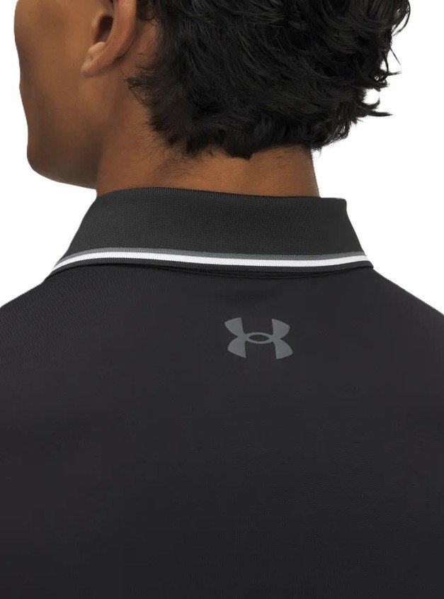 Under Armour Playoff 3.0 Rib polo homme, noir