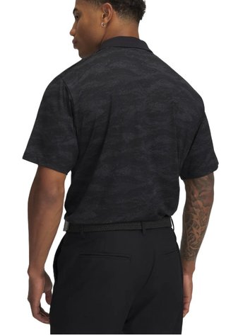 Under Armour Drive Chill Printed polo homme, noir