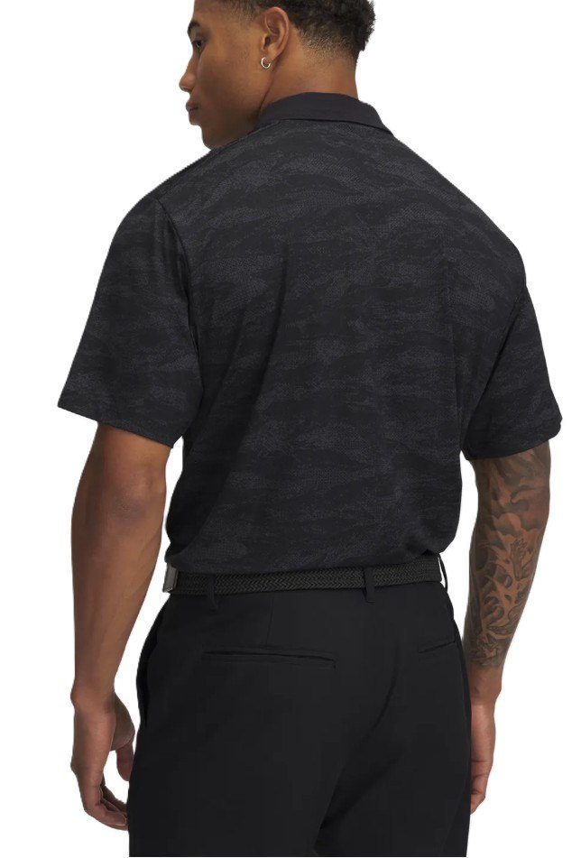 Under Armour Drive Chill Printed polo homme, noir