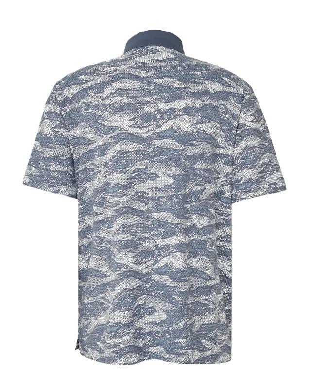 Under Armour Drive Chill Printed polo homme, downpour gray