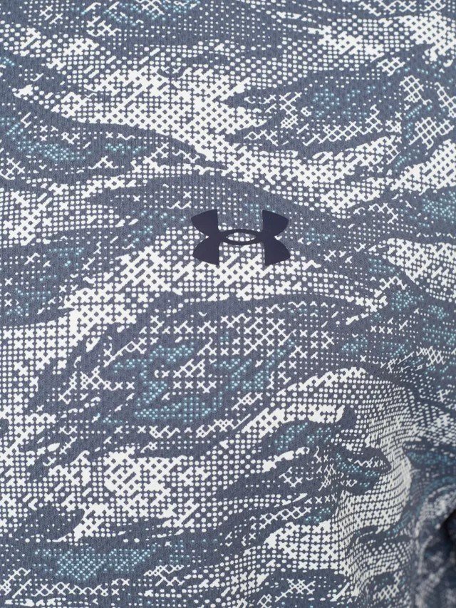 Under Armour Drive Chill Printed polo homme, downpour gray