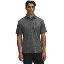 Under Armour Drive Jacquard polo homme, noir