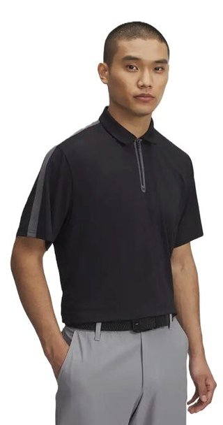 Under Armour Drive Zip polo homme, noir