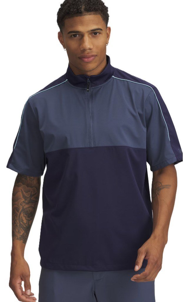 Under Armour Drive Wind Short Sleeve veste homme, midnight navy