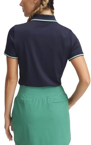 Under Armour Drive SS Rib polo femme, midnight navy