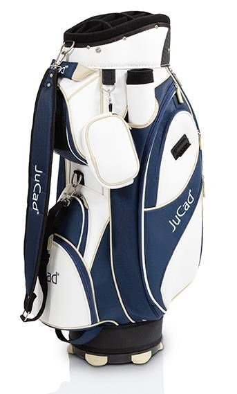 JuCad Style cart bag, blanc/bleu