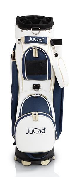 JuCad Style cart bag, blanc/bleu