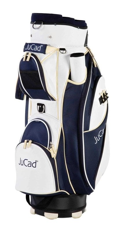JuCad Style cart bag, blanc/bleu