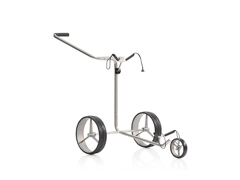 JuCad Titan chariot manuel 3 roues + sac de transport JTT, titanium