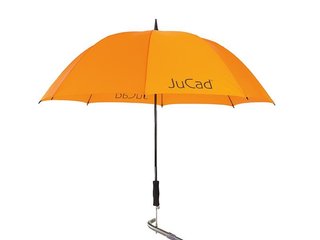 JuCad parapluie de golf télescopique 68" avec épingle, orange