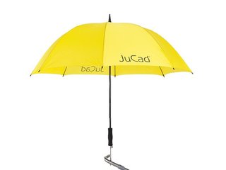 JuCad parapluie de golf télescopique 68" avec épingle, jaune