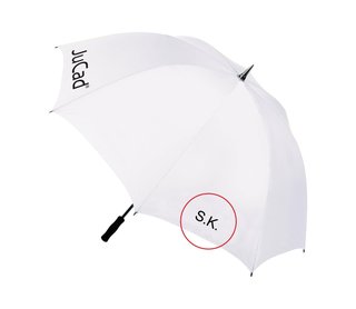 JuCad parapluie de golf télescopique 68" avec épingle, beige