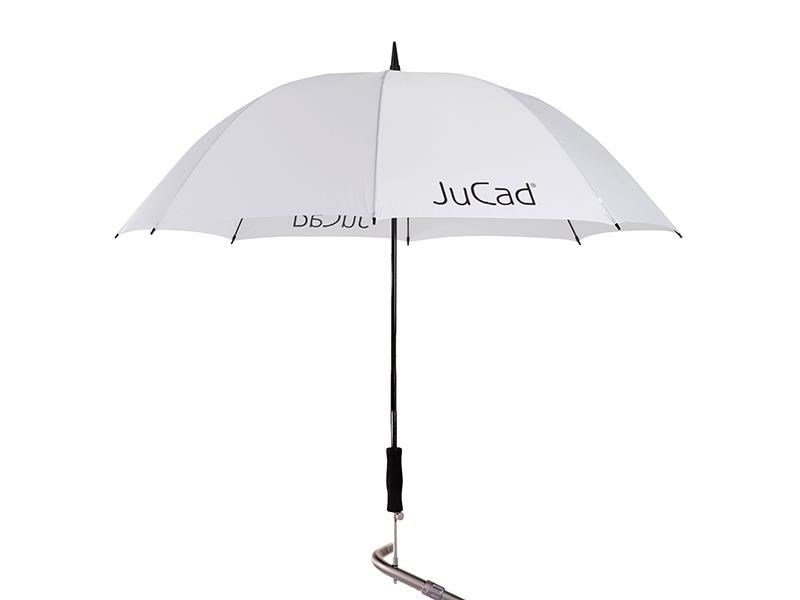 JuCad parapluie de golf télescopique 68" avec épingle, blanc