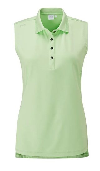 PING Solene Sleeveless polo femme, mint
