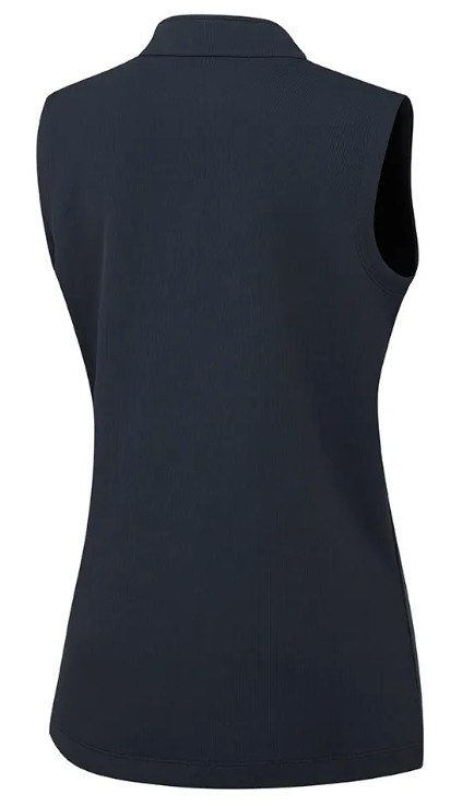 PING Lyla half zip veste sans manches femme, bleu marine