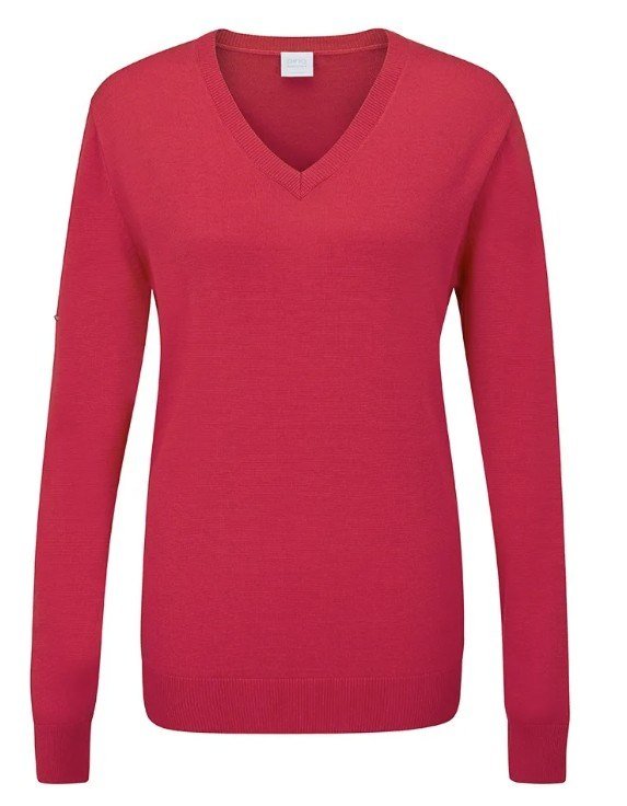 PING Tatton pull col V femme, rosebud