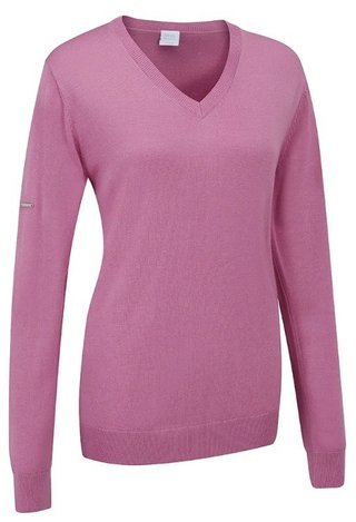 PING Tatton pull col V femme, rose