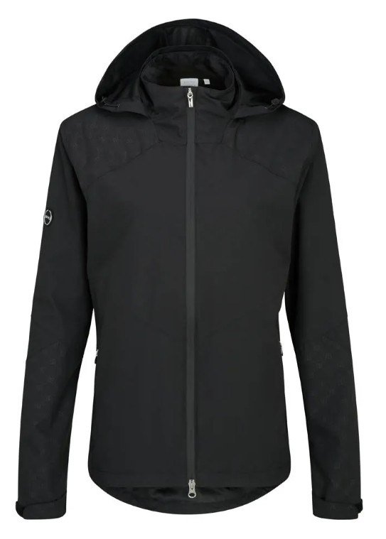 PING Milli Hooded veste imperméable femme, noire