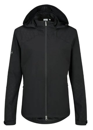 PING Milli Hooded veste imperméable femme, noire