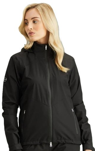 PING Milli Hooded veste imperméable femme, noire