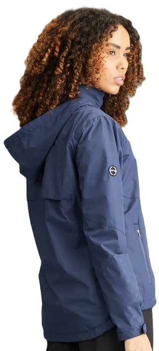 PING Milli Hooded veste imperméable à capuche femme, bleu oxford