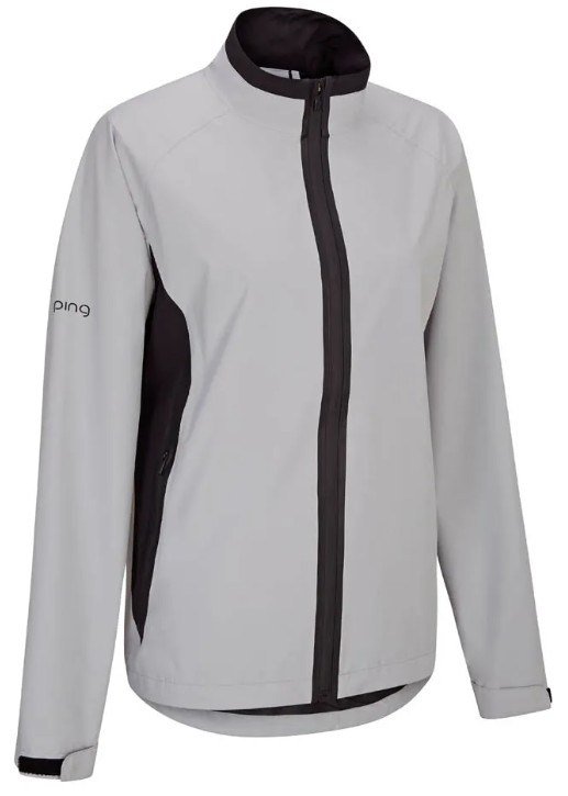 PING Stevie veste imperméable femme, gris/noir