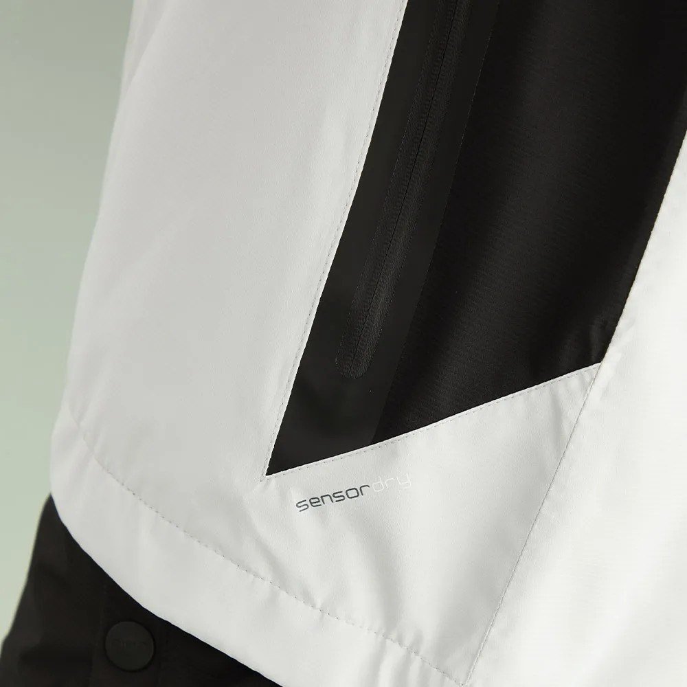 PING Stevie veste imperméable femme, gris/noir