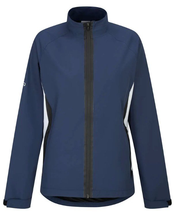 PING Stevie veste imperméable femme, bleu/blanc
