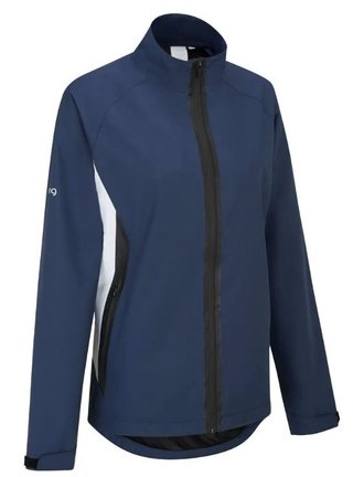 PING Stevie veste imperméable femme, bleu/blanc