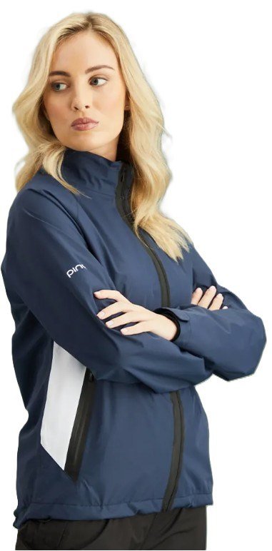 PING Stevie veste imperméable femme, bleu/blanc