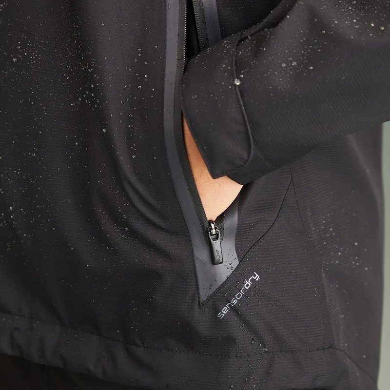 PING Stevie veste imperméable femme, noire