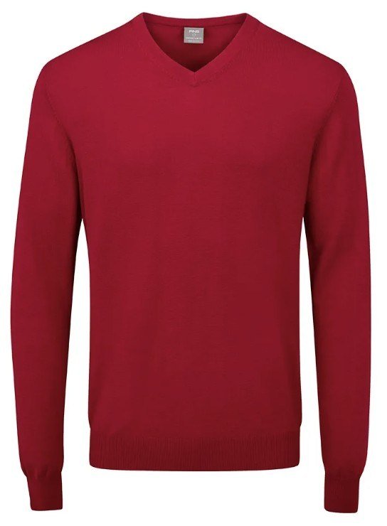 PING Sullivan pull col V homme, rich red