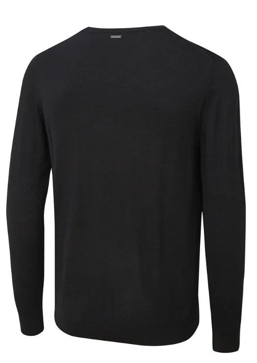PING Sullivan pull col V homme, noir