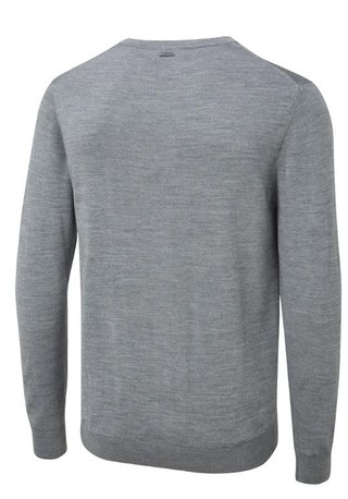 PING Sullivan pull col V homme, french grey marl