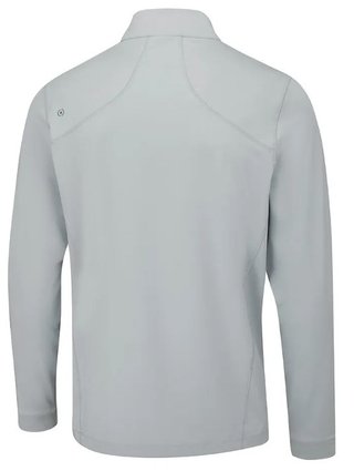 PING Latham Half Zip pull homme mi-couche, pearl grey