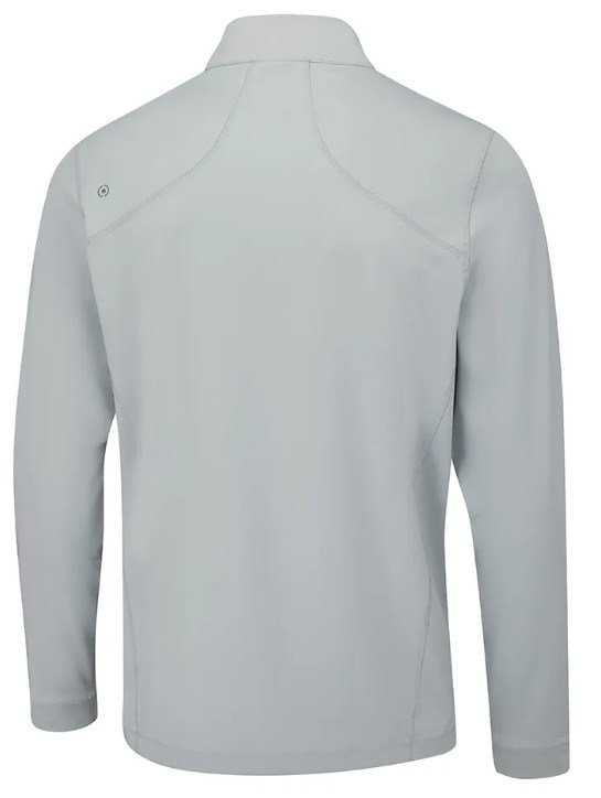PING Latham Half Zip pull homme mi-couche, pearl grey