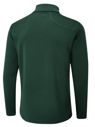 PING Ramsey half zip ribbed fleece pull homme, pine