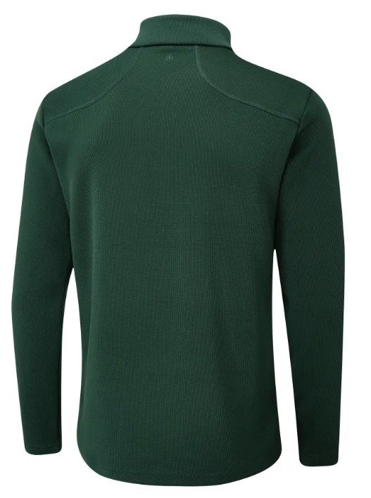 PING Ramsey half zip ribbed fleece pull homme, pine