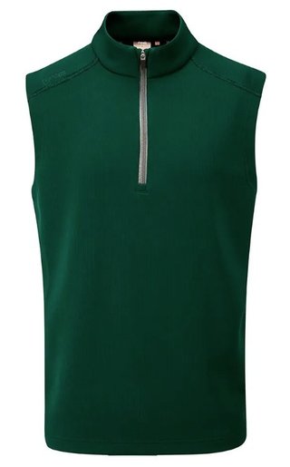 PING Ramsey veste polaire côtelée homme, vert pin