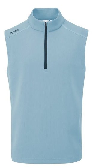 PING Ramsey veste polaire côtelée homme, blue marl
