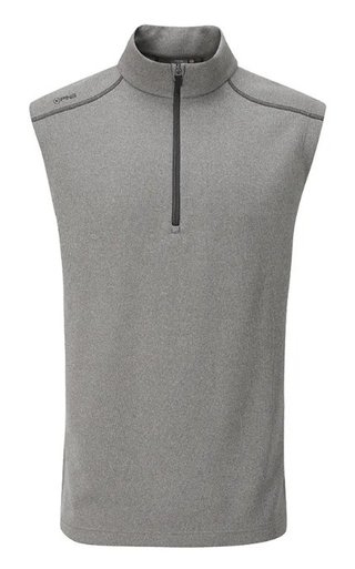 PING Ramsey veste polaire côtelée homme, ash marl