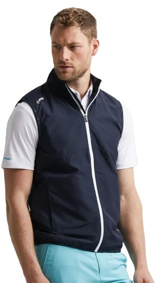 PING Ashbourne veste polaire homme, marine/stormcloud
