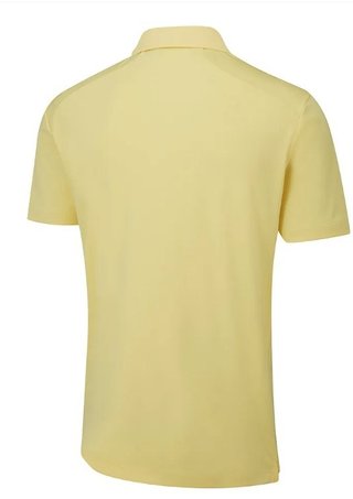 PING Lindum polo homme, jaune citron