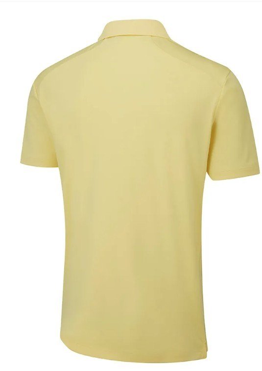PING Lindum polo homme, jaune citron